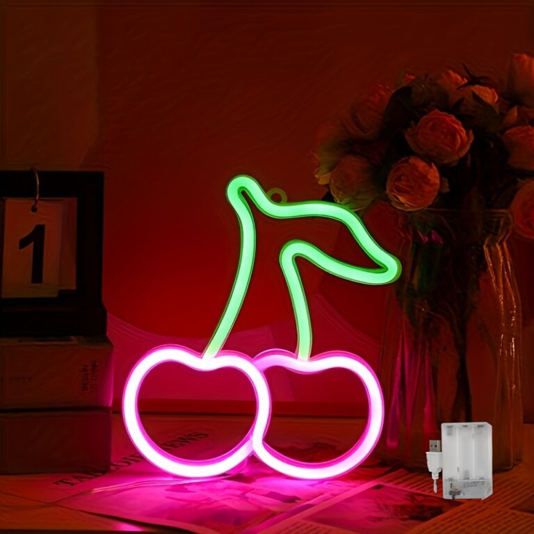 Néon LED Mural – Cerise Rose | deco-gamer.com