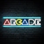 Néon LED mural – Arcade multicolore